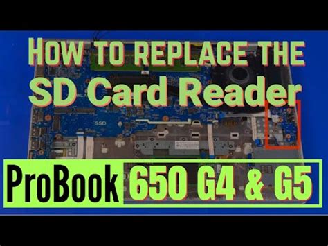 Probook 650 G4 Smart Card Reader not working 